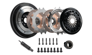 Mini Cooper Clutch Kit - DKM Clutch - 184mm Ceramic Twin Disc MR with Flywheel - `01-`06